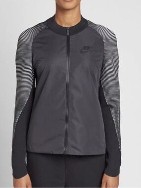 NIKE DYNAMIC REVEAL TECH FLEECE JACKET Black/Gray 828292-010 Sz XS $250 NWOT